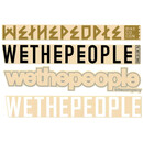 WETHEPEOPLE 2020 4-Big Sticker Pack