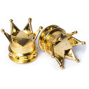 Crown Valve Caps gold