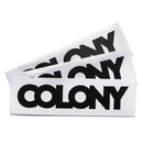 COLONY 3er Logo Sticker Set