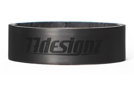 77designz Carbon Headset Spacer (1 Piece) black 3mm