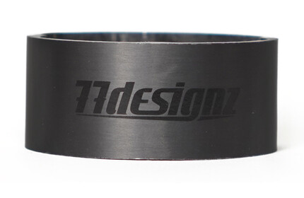77designz Carbon Headset Spacer (1 Piece) black 3mm