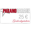 25 Euro PARANO-GARAGE - Geschenkgutschein